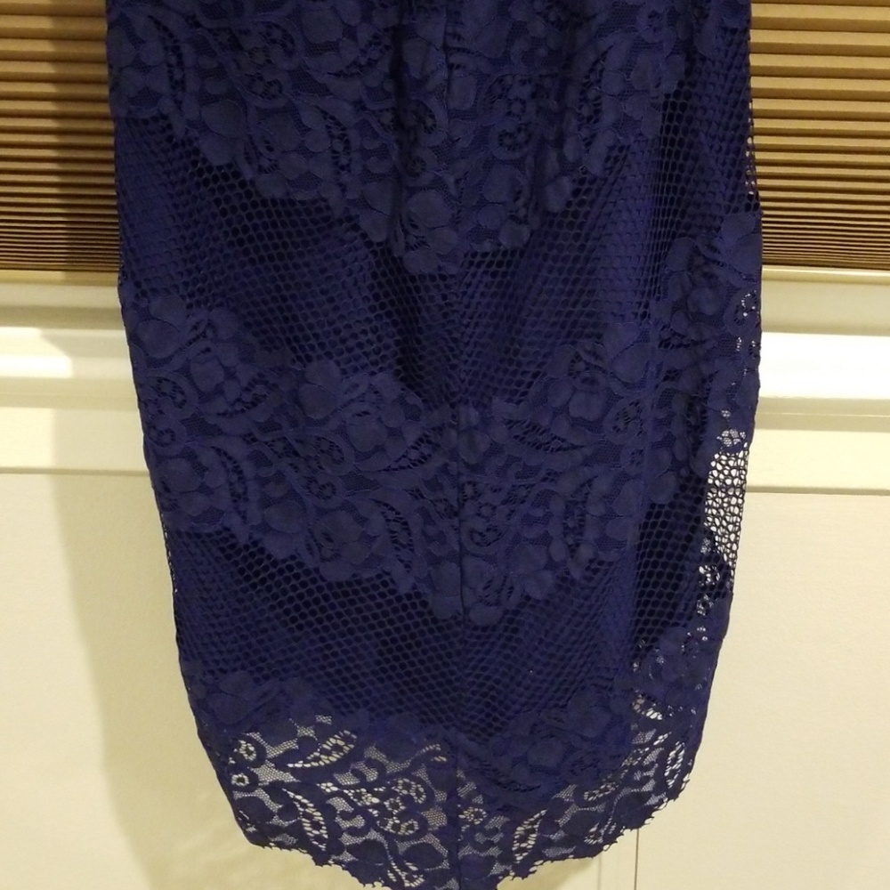 Adelyn Rae blue lace dress - Picture 7 of 9